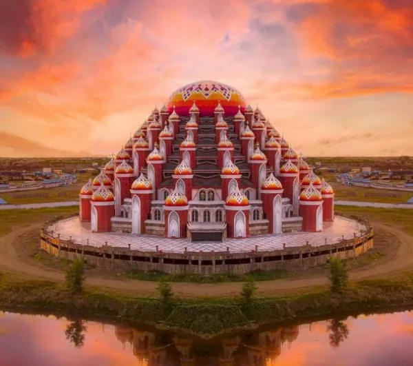 WISATA RELIGI keindahan masjid 99 kubah ikon sulsel yang digunakan pertama kali untuk sholat tarawih93 700